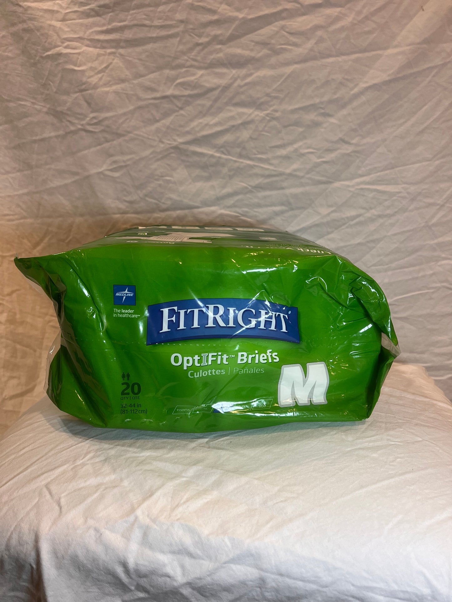 FitRight OptiFit Briefs Medium 20 Count